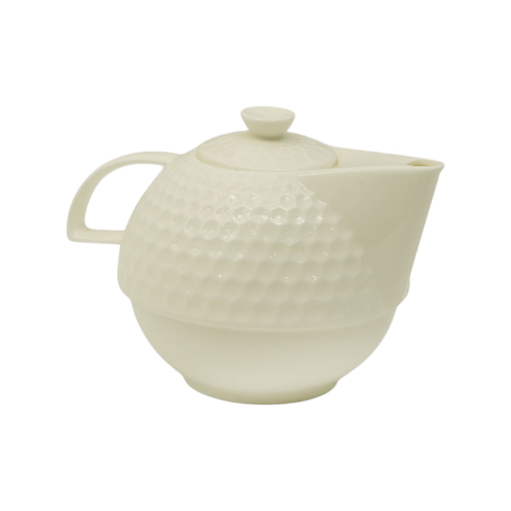 TEA POT WHITE PORCELAIN IR 70 Default Title - MamasJan Crockery