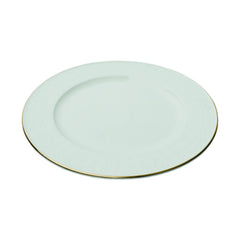 PLATE QUARTER WHITE PORCELAIN CIRCLE EMBOSSED 8.5INCH IR Default Title - MamasJan Crockery