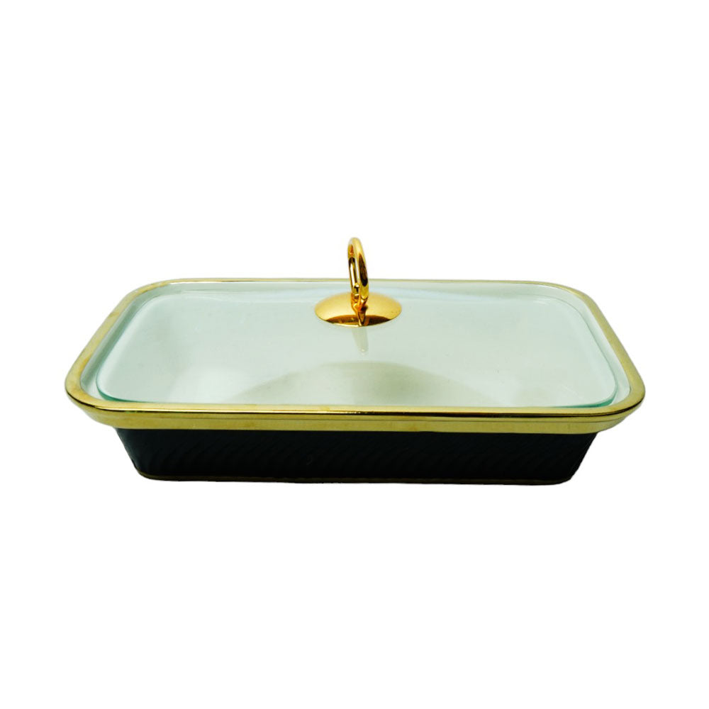 DONGA RECTANGULAR MORE & MORE CX3270A BLACK Default Title - MamasJan Crockery