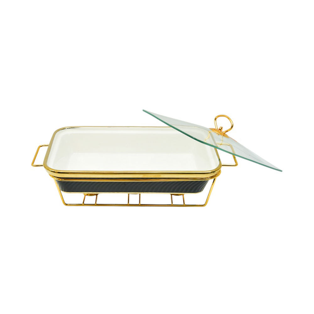 DONGA RECTANGULAR MORE & MORE CX3271A BLACK Default Title - MamasJan Crockery