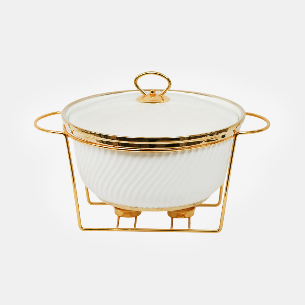 DONGA ROUND MORE & MORE CX3178A WHITE Default Title - MamasJan Crockery