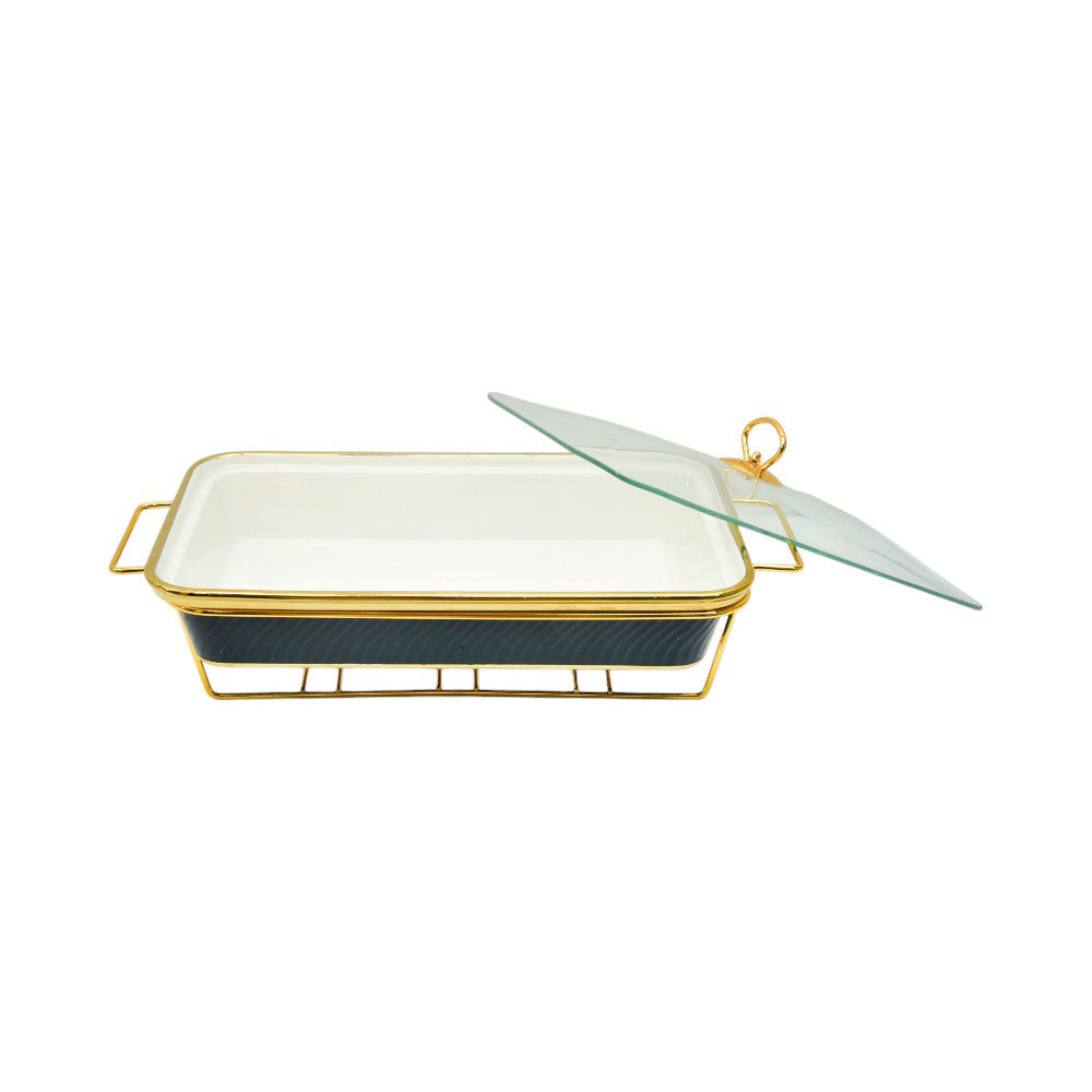DONGA RECTANGULAR MORE & MORE CX3272A BLUE Default Title - MamasJan Crockery
