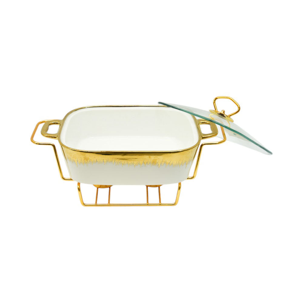 DONGA PORCELAIN SQUARE 11INCH WHITE Default Title - MamasJan Crockery