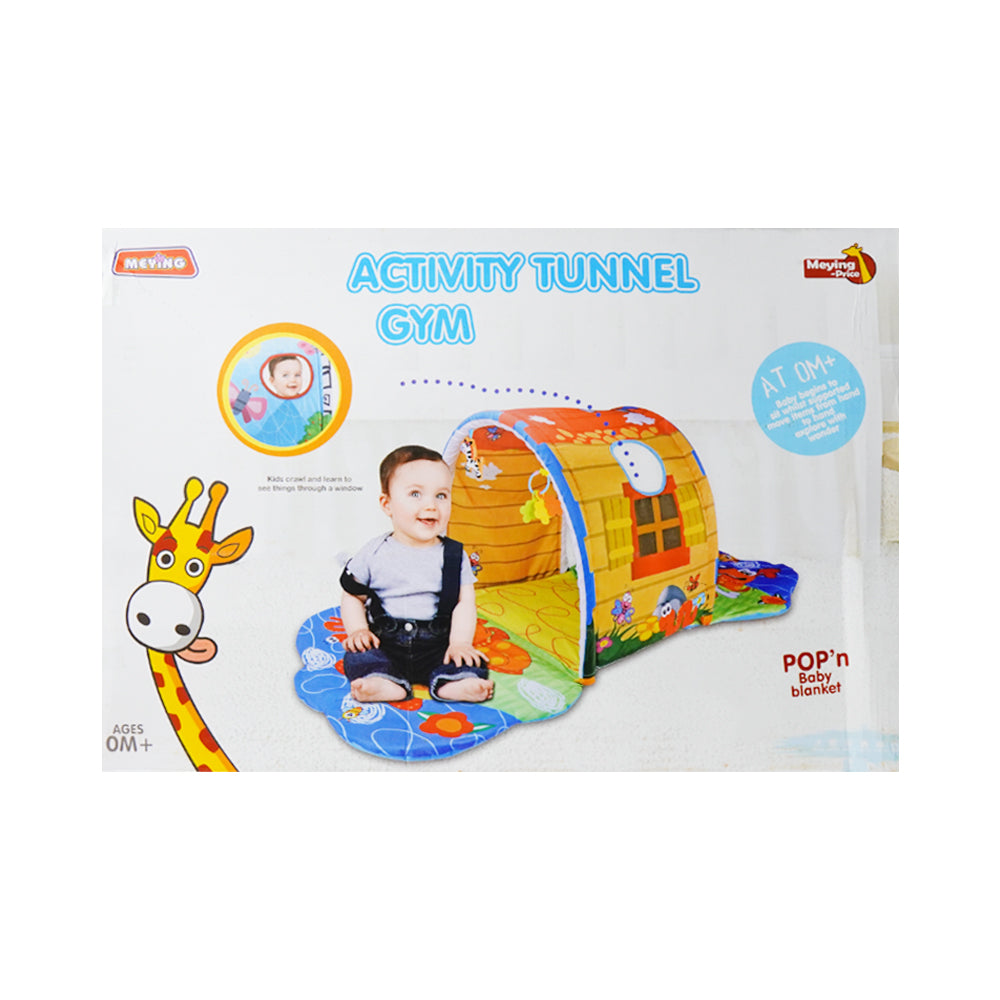 023-62D ACTIVITY TUNNEL PLAY GYM Default Title - MamasJan Toys