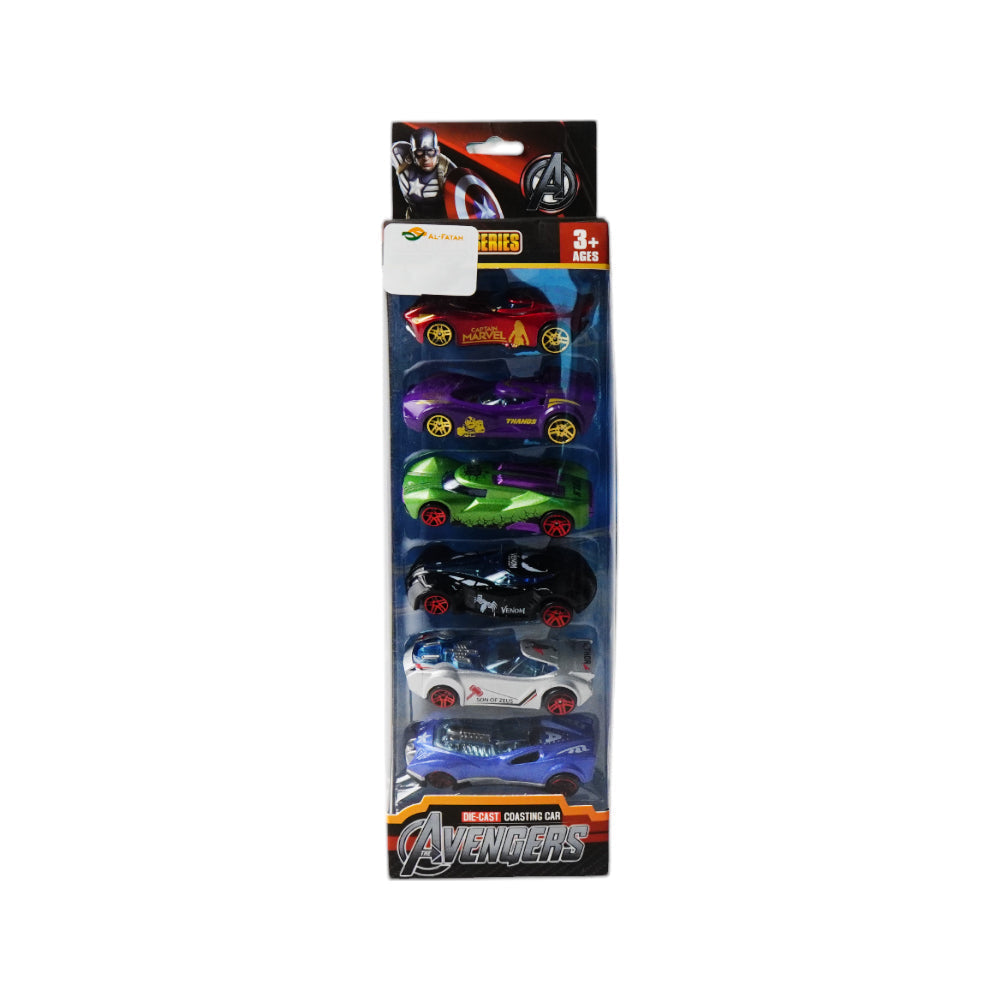 054-2 AVENGERS DIE CAST DINKEY 6PC SET A.I Default Title - MamasJan Toys