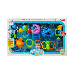555-8 BABY RATTLE SET 10PC A.I Default Title - MamasJan Toys