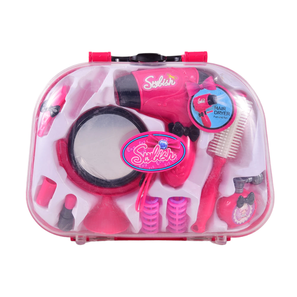 BYT8258 HAPPY GIRL HAIR DRYER SET D Default Title - MamasJan Toys