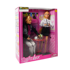 8229 DEFA LUCY DOLL SET 2PC A.I Default Title - MamasJan Toys