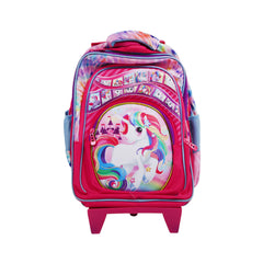 2256 KIDS SCHOOL TROLLEY BAG 16 INCH ASST A.M Default Title - MamasJan Toys