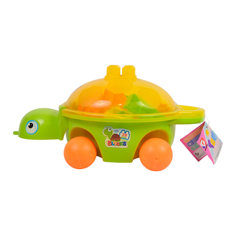 HJ3814A BLOCKS IN TURTLE 39PC D Default Title - MamasJan Toys