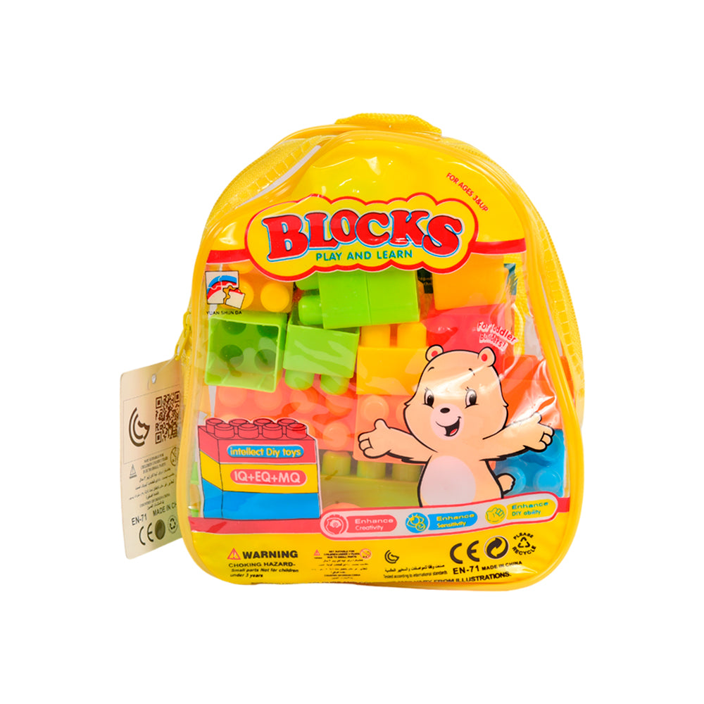 553-65 BLOCKS SET IN MINI BAG 32PC D Default Title - MamasJan Toys