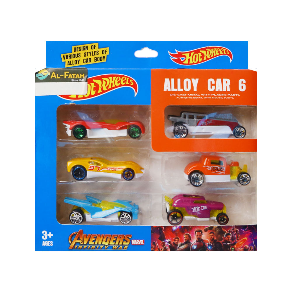 324-185 HOT WHEEL ALLOY DINKEY 6PC IR Default Title - MamasJan Toys