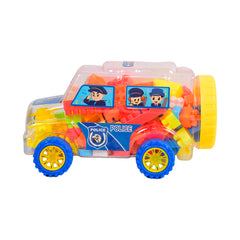 6611-6 PLAY & LEARN BLOCKS SET 118PC IN SCHOOL BUS IR Default Title - MamasJan Toys