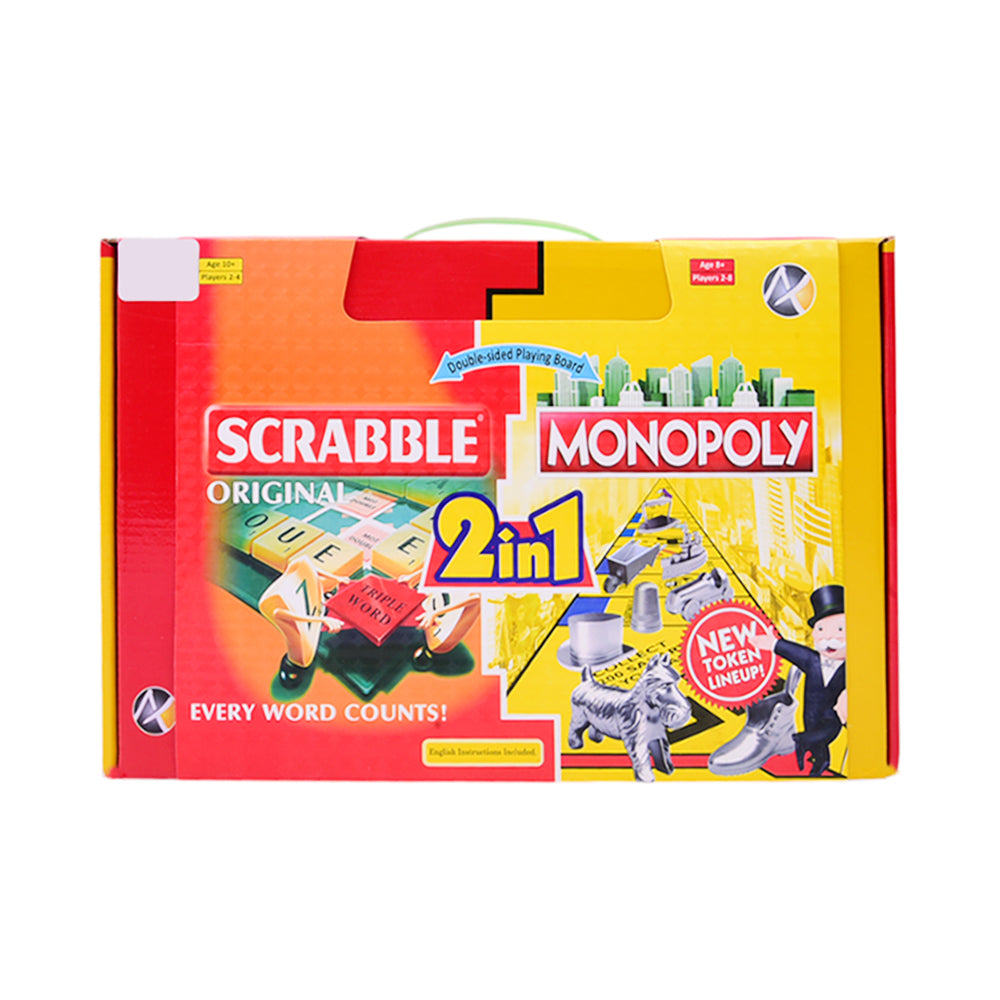 19924 2 IN 1 SCRABBLE&LUDO Default Title - MamasJan Toys