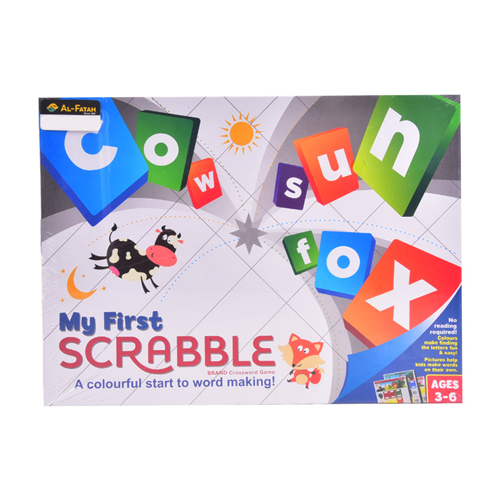 55136 MY FIRST SCRABBLE BOARD GAME A.I Default Title - MamasJan Toys