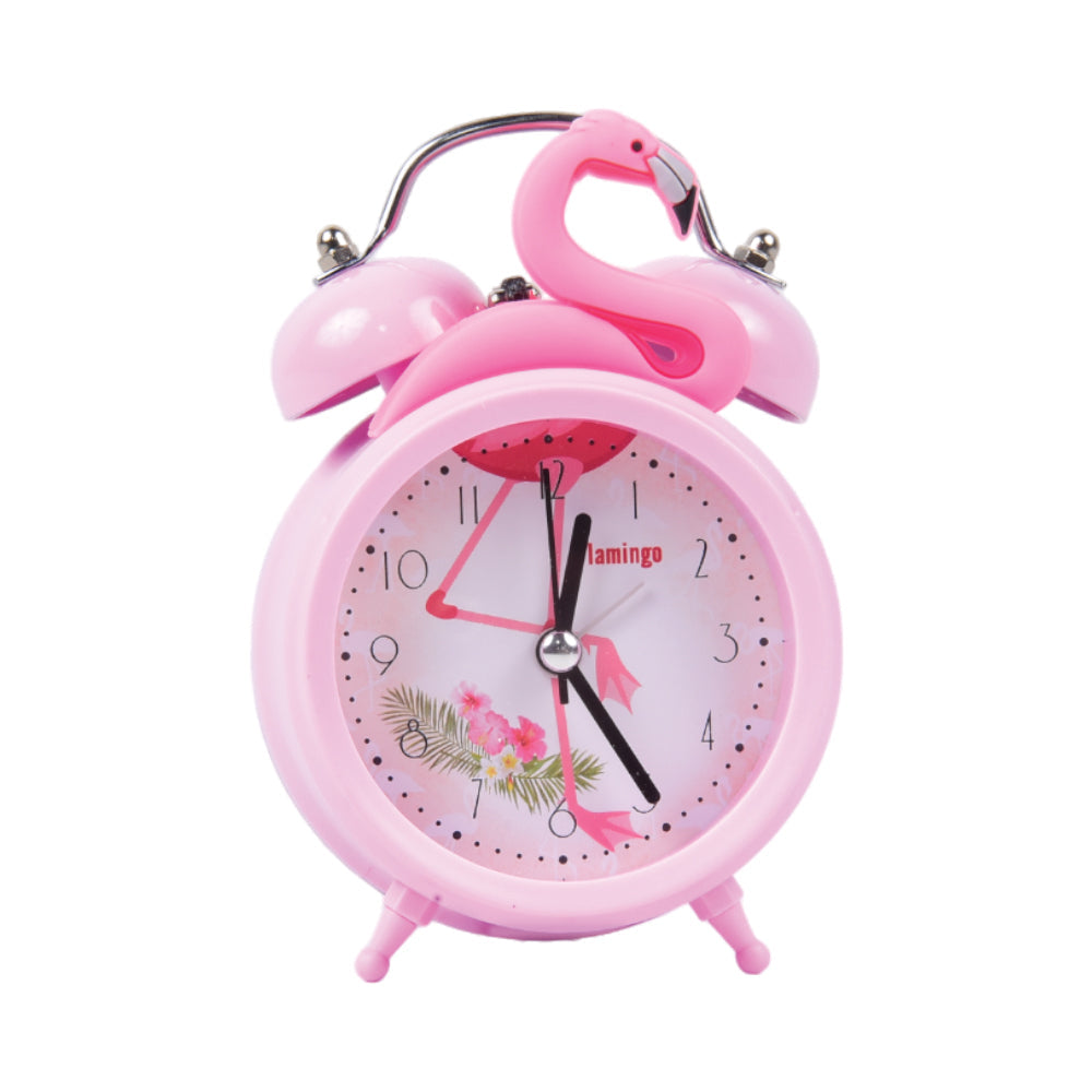 2108-16 FASHION ALARM CLOCK FLAMINGO A.M Default Title - MamasJan Toys