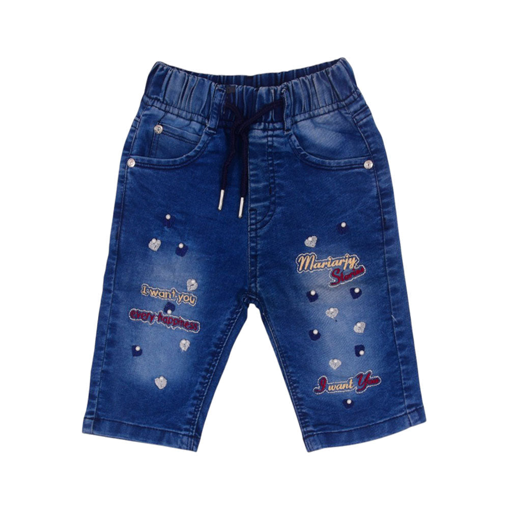 BOYS DENIM SHORTS MS-23 2-3 YEAR DENIM PEA (462614) Default Title - MamasJan KidsWear