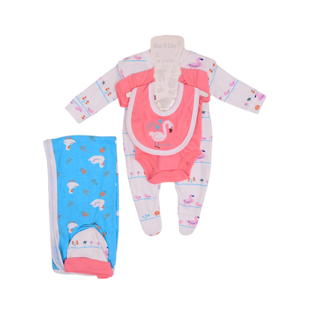 BABY 6 PCS GIFT SET HANGER NICE & EASY MZS-23 Default Title - MamasJan KidsWear