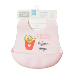 BABY SILICONE BIB MZS-23 LF-011 Default Title - MamasJan KidsWear