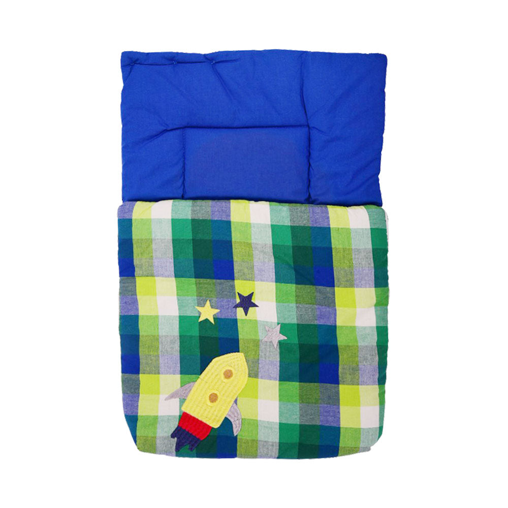 BABY COTTON SLEEPING BAG MZS-23 DGCCU2 Default Title - MamasJan KidsWear