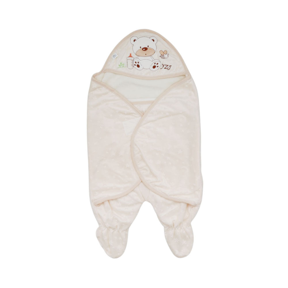 BABY SLEEPING BAG HOODED MZS-23 1615 Default Title - MamasJan KidsWear