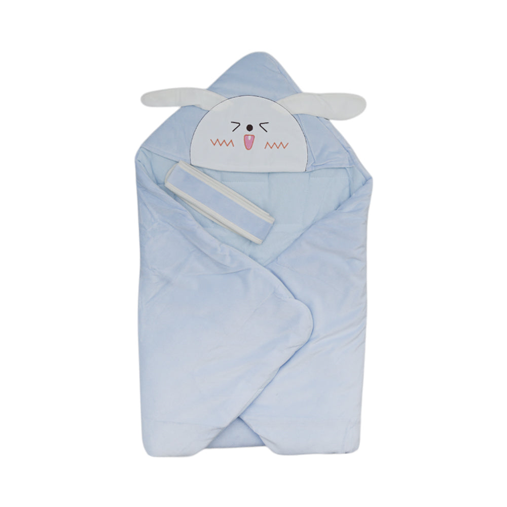 BABY SWADDLE HOODED 2PC PACK MZS-23 1641 Default Title - MamasJan KidsWear