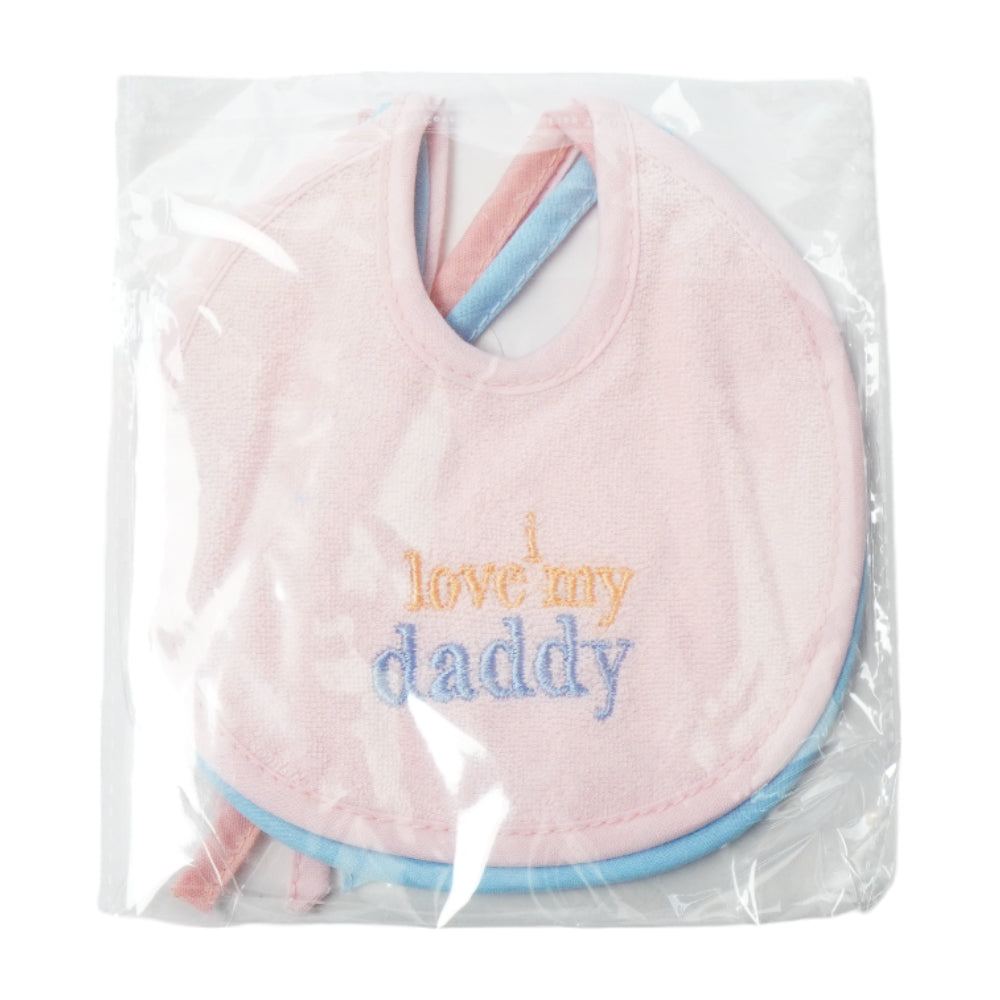BABY BIB ROUND EMB 3PC PACK MZS-23 0 SIZE BREO-51 Default Title - MamasJan KidsWear