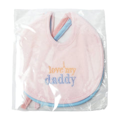 BABY BIB ROUND EMB 3PC PACK MZS-23 0 SIZE BREO-51 Default Title - MamasJan KidsWear