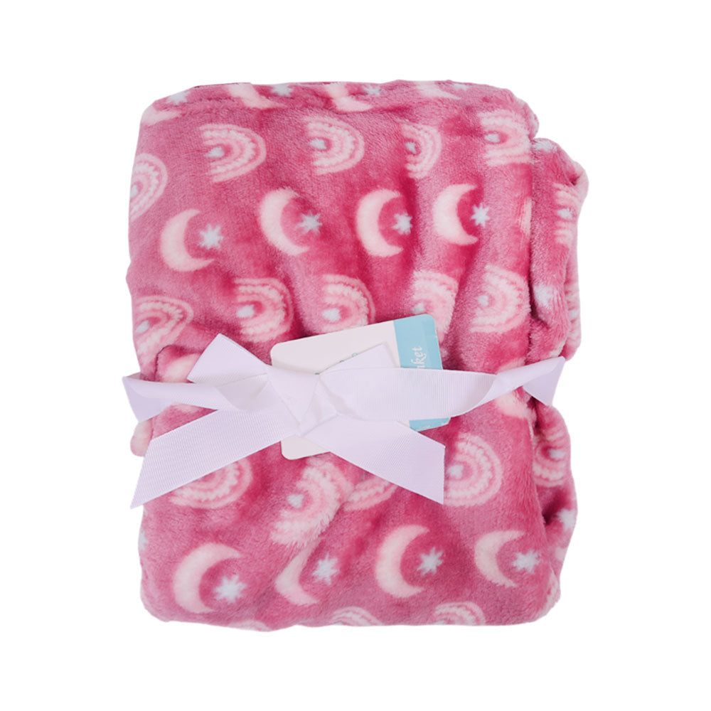 BABY FLEECE WRAPPING SHAWL MZS-23 518T Default Title - MamasJan KidsWear