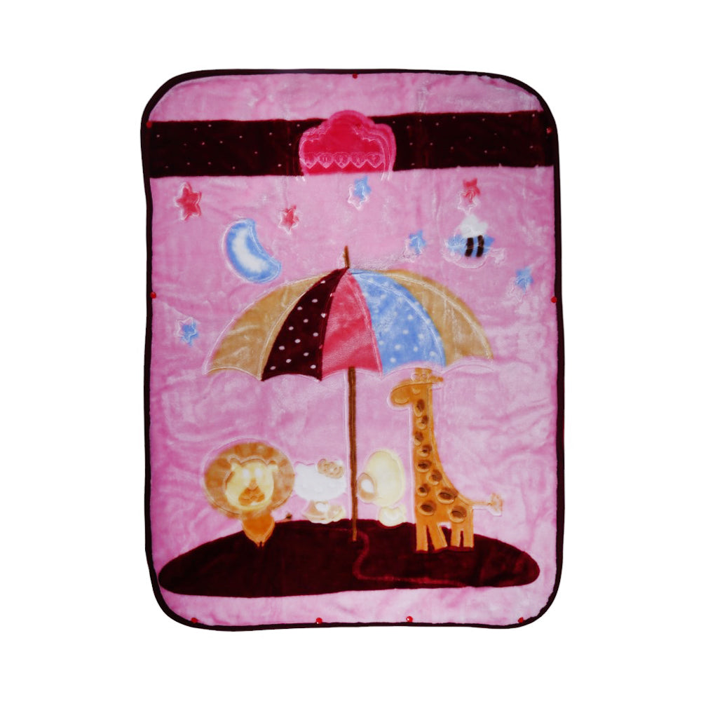 BABY BLANKET 80X110CM MZS-23 1547 Default Title - MamasJan KidsWear