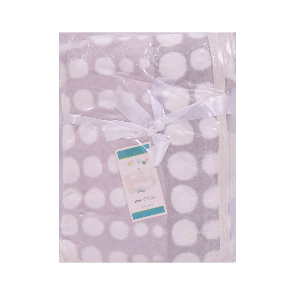 BABY FLEECE WRAPPING SHAWL NICE & EASY MZS-23 Default Title - MamasJan KidsWear