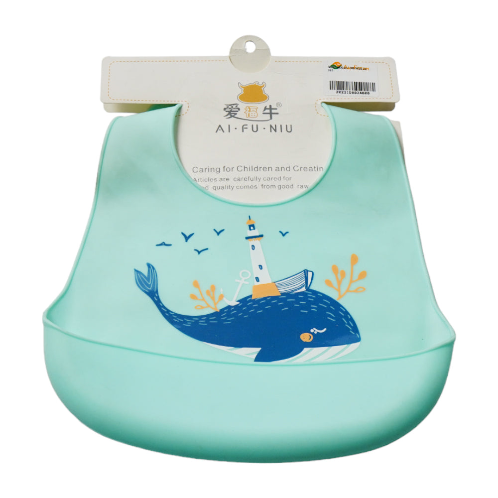 BABY SILICON BIB MZS-23 353 Default Title - MamasJan KidsWear
