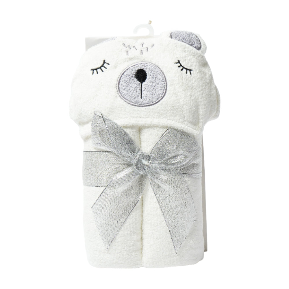 BABY BATH TOWEL HOODED MDW-23 CHI CLTW050-CR Default Title - MamasJan KidsWear