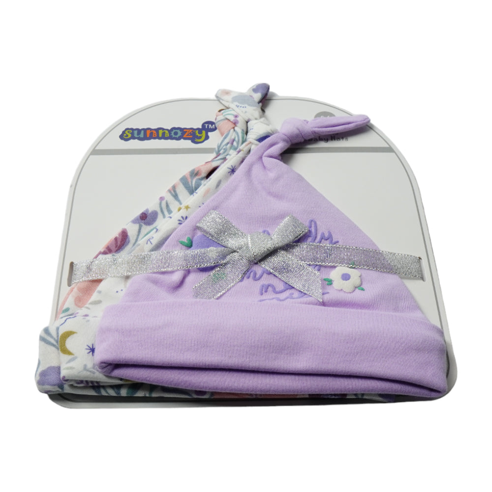 BABY COTTON CAP 3PC SET MDW-23 CHI BH344 Default Title - MamasJan KidsWear