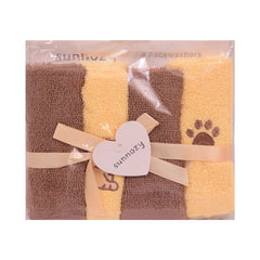 BABY FACE TOWEL 4PC PACK MDW-23 CHI CLTW042-W Default Title - MamasJan KidsWear