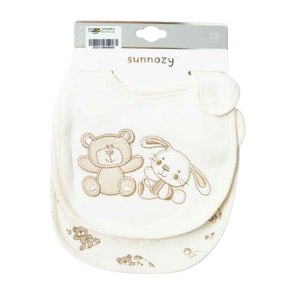 BABY BIB 2PC PACK MDW-23 CHI PB041 Default Title - MamasJan KidsWear