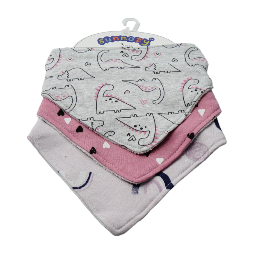 BABY BIB 3PC PACK MDW-23 CHI BI2016 Default Title - MamasJan KidsWear