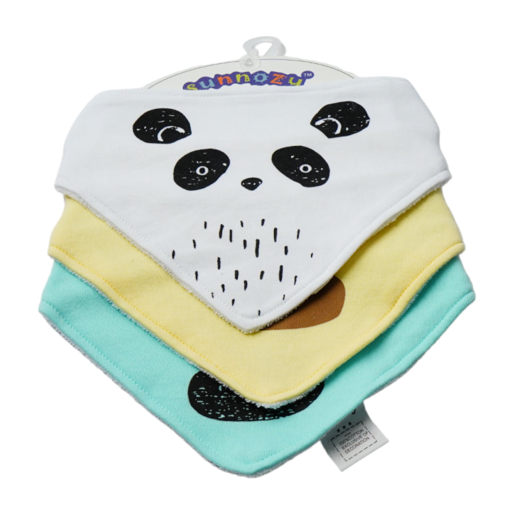 BABY BIB 3PC PACK MDW-23 CHI BI2003 Default Title - MamasJan KidsWear