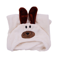 BABY FLEECE WRAPPING SHAWL HOODED MDW-23 CHI 05051 Default Title - MamasJan KidsWear