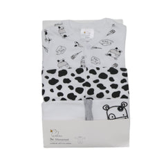 BOYS L/S 3PC SLEEP SUIT W SOCKS MDW-23 0-3M CHI R328 Default Title - MamasJan KidsWear