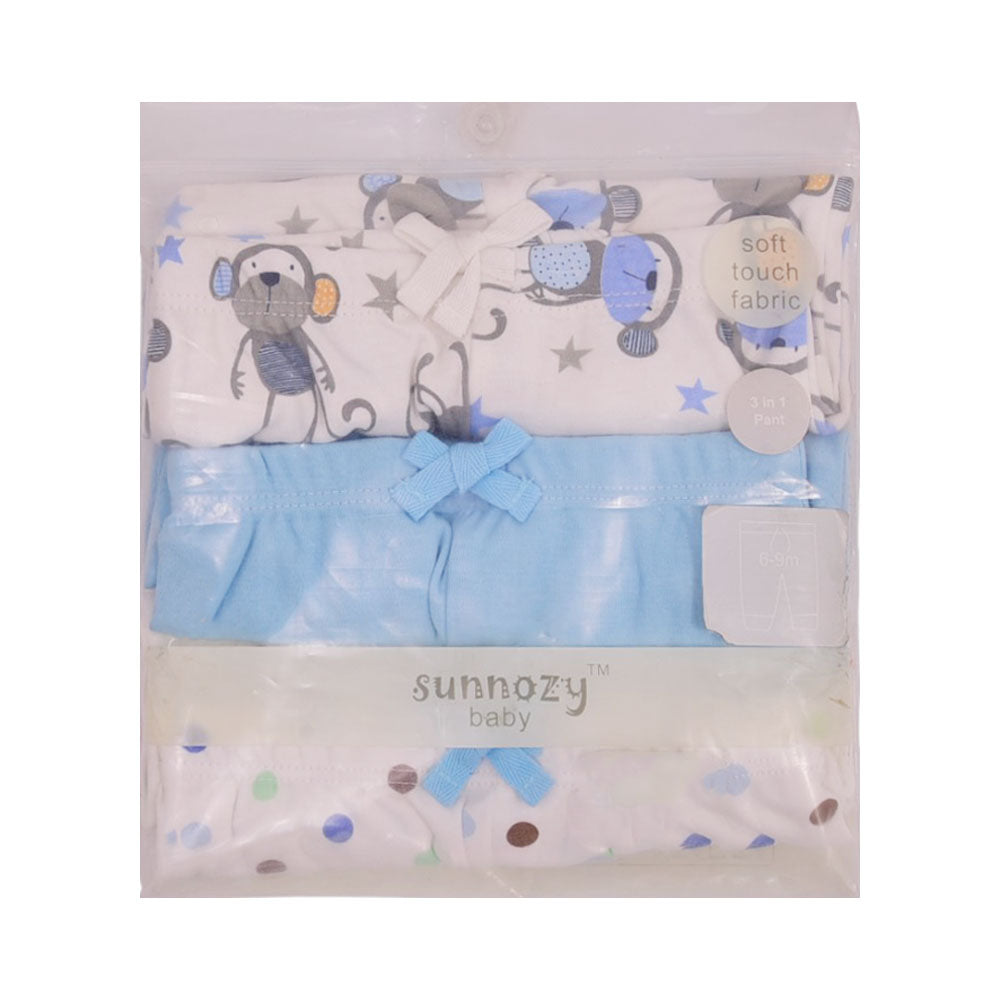 BOYS 3PC PAJAMA SET MDW-23 6-9M CHI PT347/PT348 Default Title - MamasJan KidsWear