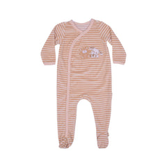 BOYS L/S ROMPER WITH SOCKS MDW-23 9-12M CHI FLWT2210 Default Title - MamasJan KidsWear