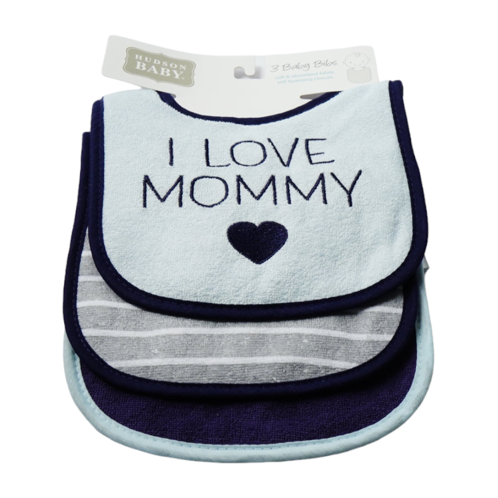 BABY BIB 3PC PACK MDW-23 CHI 23478 Default Title - MamasJan KidsWear