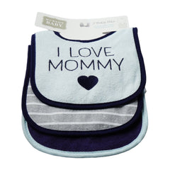 BABY BIB 3PC PACK MDW-23 CHI 23478 Default Title - MamasJan KidsWear