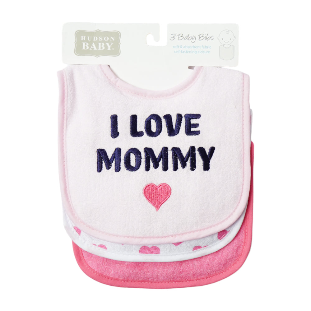 BABY BIB 3PC PACK MDW-23 CHI 23483 Default Title - MamasJan KidsWear