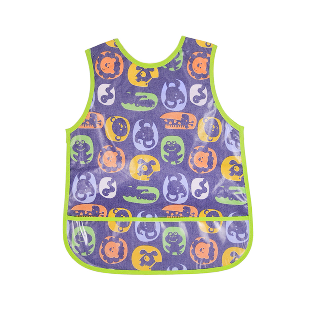 BABY PLASTIC BIB APPRON MDW-23 CHI BP41394 Default Title - MamasJan KidsWear