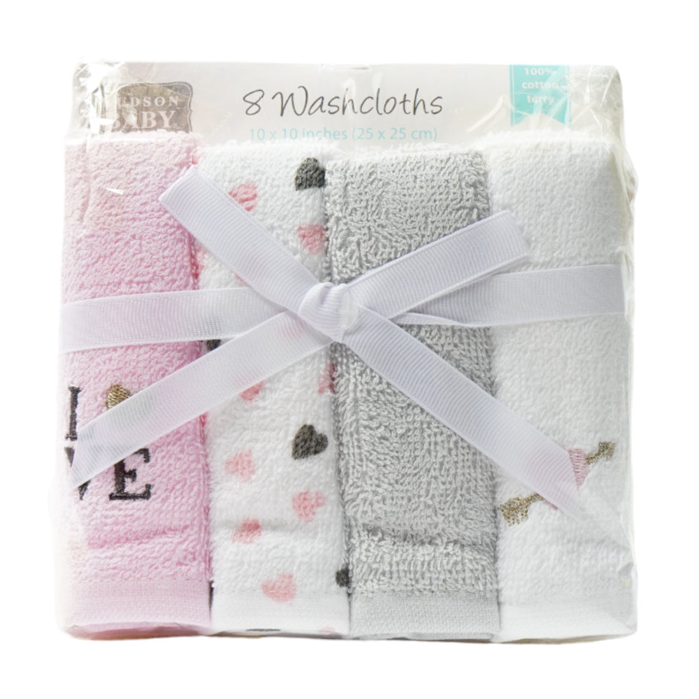 BABY FACE TOWEL 8PC PACK MDW-23 CHI 57116 Default Title - MamasJan KidsWear