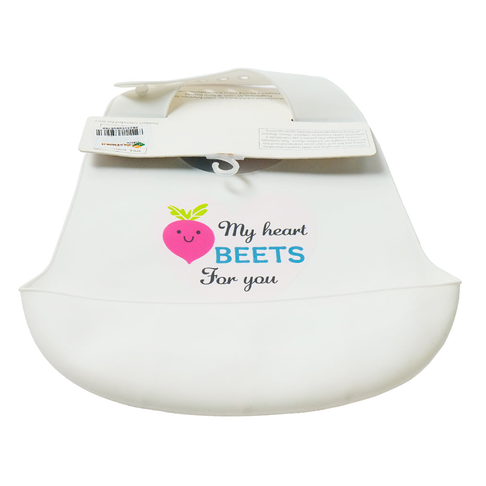 BABY SILICONE BIB MDW-23 CHI 01183CH Default Title - MamasJan KidsWear