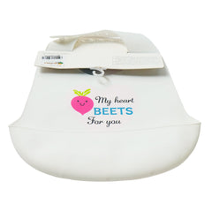 BABY SILICONE BIB MDW-23 CHI 01183CH Default Title - MamasJan KidsWear