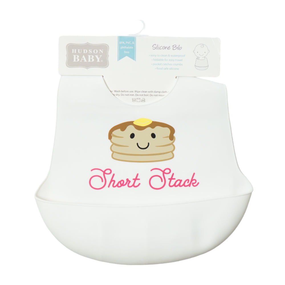 BABY SILICONE BIB MDW-23 CHI 01193CH Default Title - MamasJan KidsWear